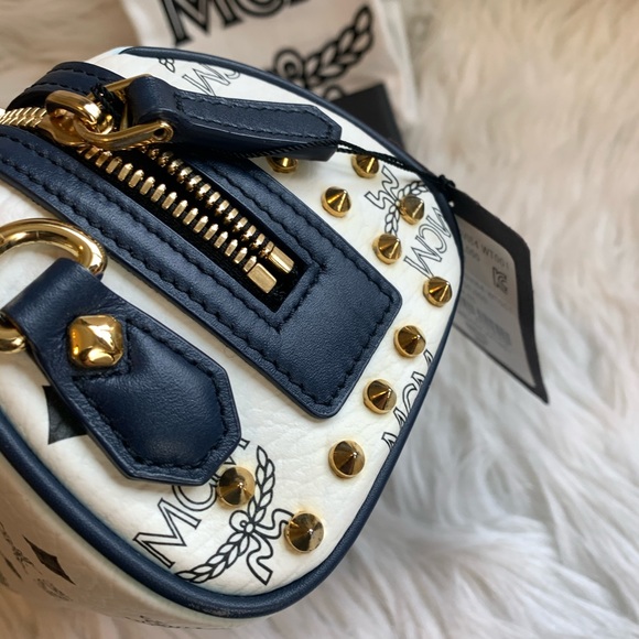 RARE MCM Swarovzki 2 way boston - Nano - Picture 8 of 16